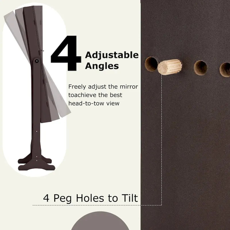 Armoire à bijoux verrouillable avec miroir - Voir les détails