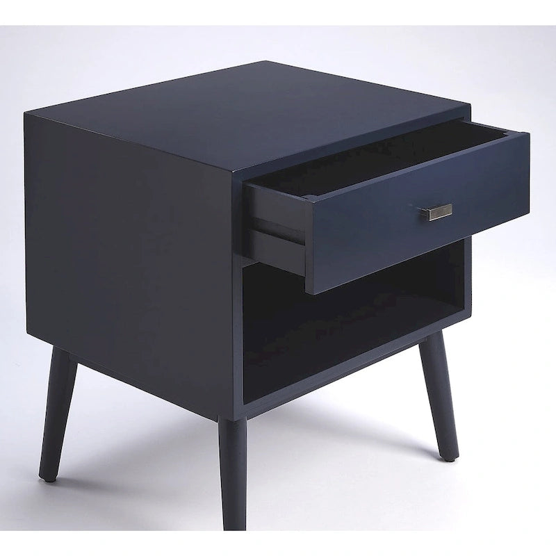 Table d'appoint bleue faite à la main (Indonésie)