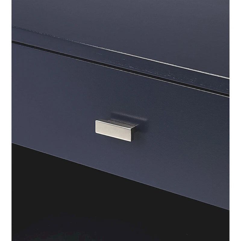Table d'appoint bleue faite à la main (Indonésie)