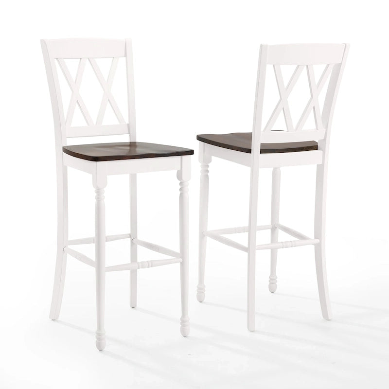 Lot de 2 tabourets de bar - 18 L x 21,75 P x 46,5 H