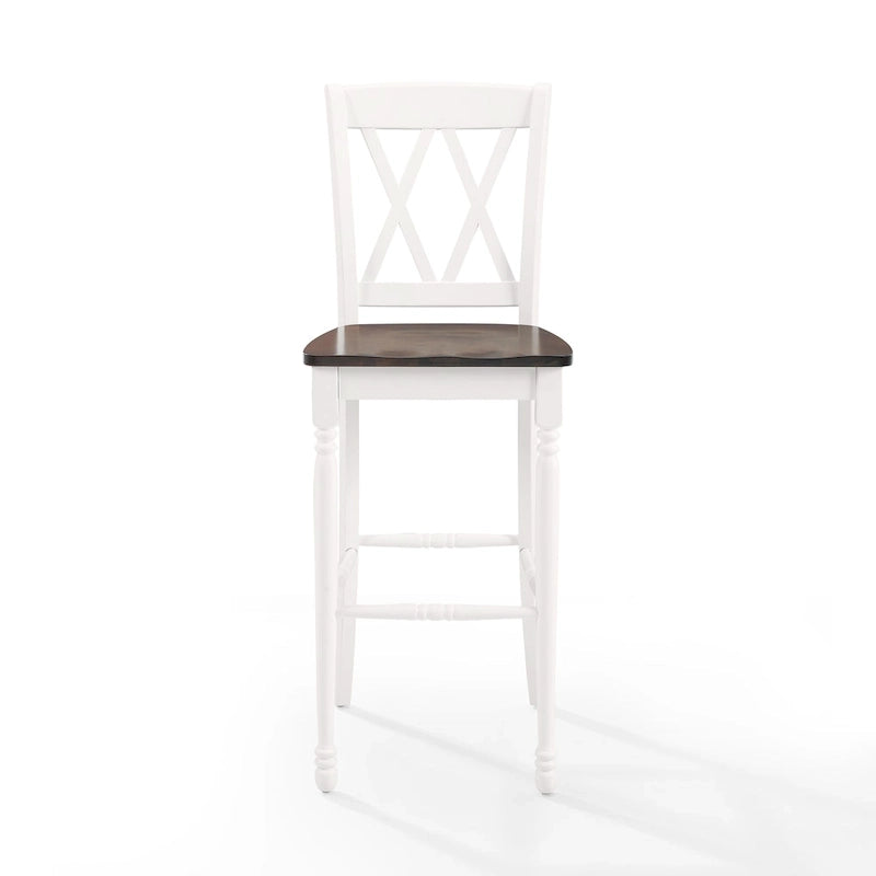 Lot de 2 tabourets de bar - 18 L x 21,75 P x 46,5 H