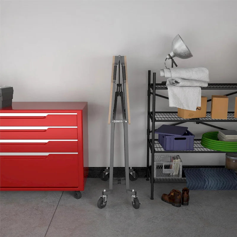Bureau de travail pliant portable avec plateau en MDF