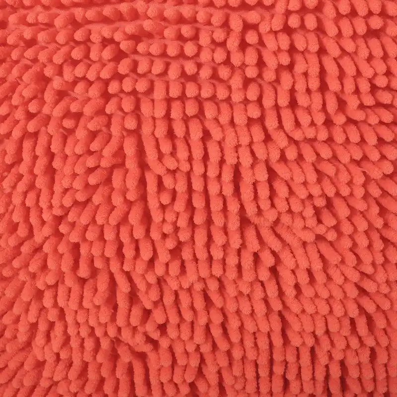 Pouf moderne en chenille microfibre