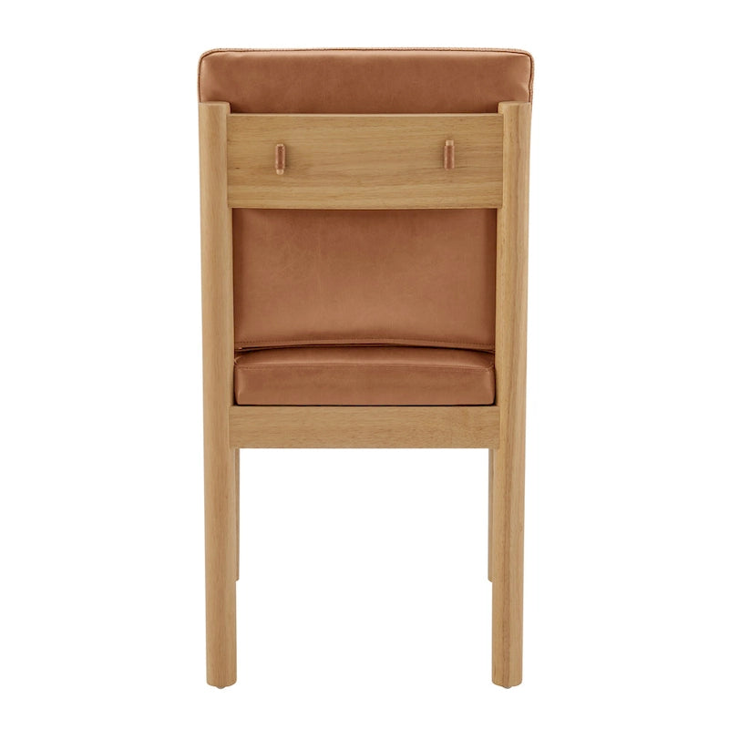 Chaise de salle à manger en simili cuir (lot de 2)