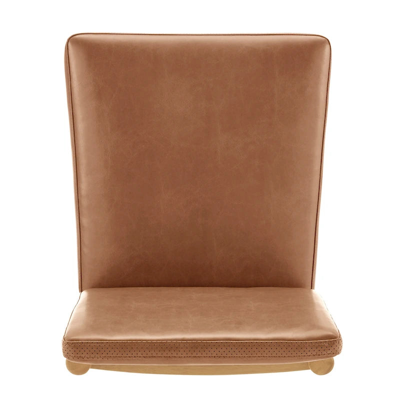 Chaise de salle à manger en simili cuir (lot de 2)